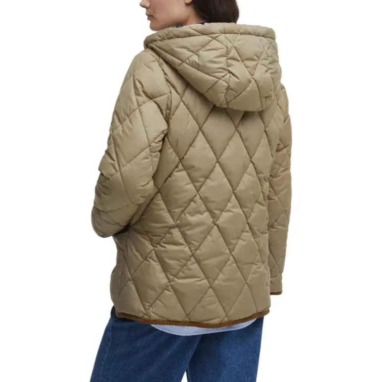 BARBOUR FW24 Puffer Jacket Women's Military Brown-3