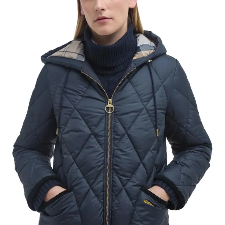 BARBOUR FW24 Puffer Jacket Women's Marine Blue-4