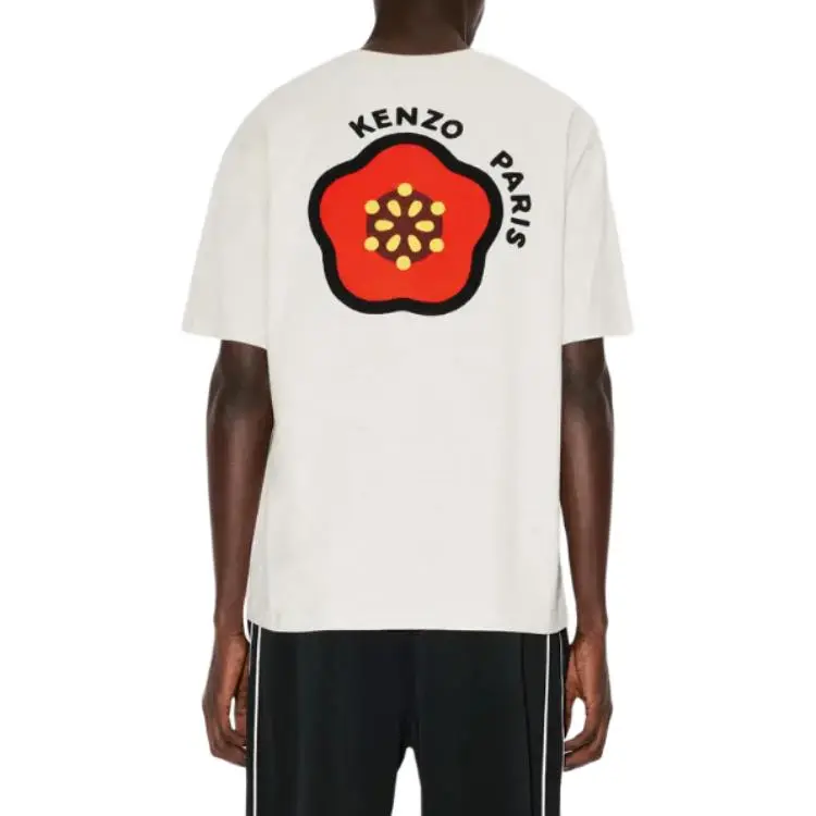 KENZO Pop Embroidered Oversized T Shirt-4