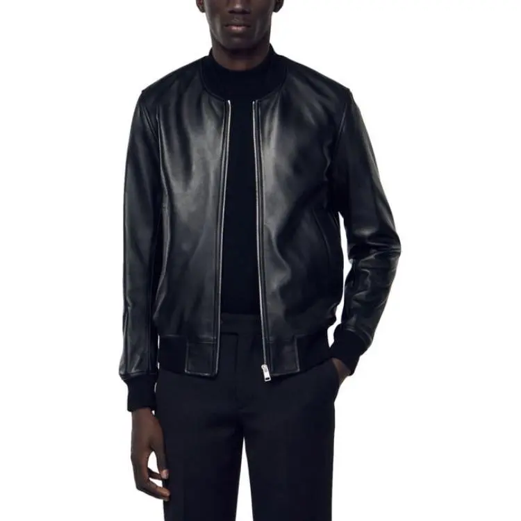 LOUIS VUITTON Reversible Leather Nylon Jacket-3