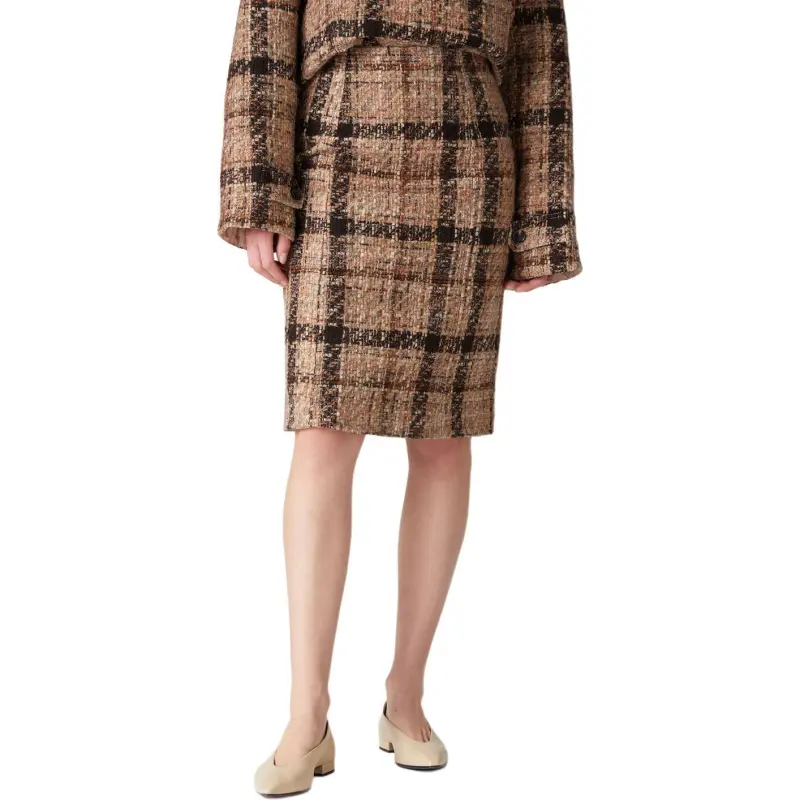 Loro Piana Halle Casual Short Skirts Women's Ebony-4