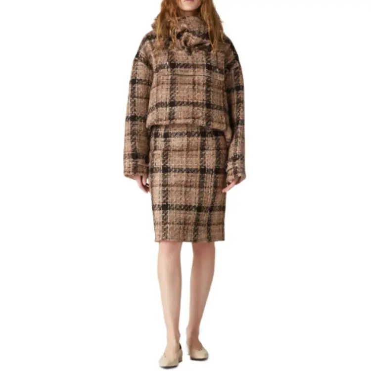 Loro Piana Halle Casual Short Skirts Women's Ebony-2