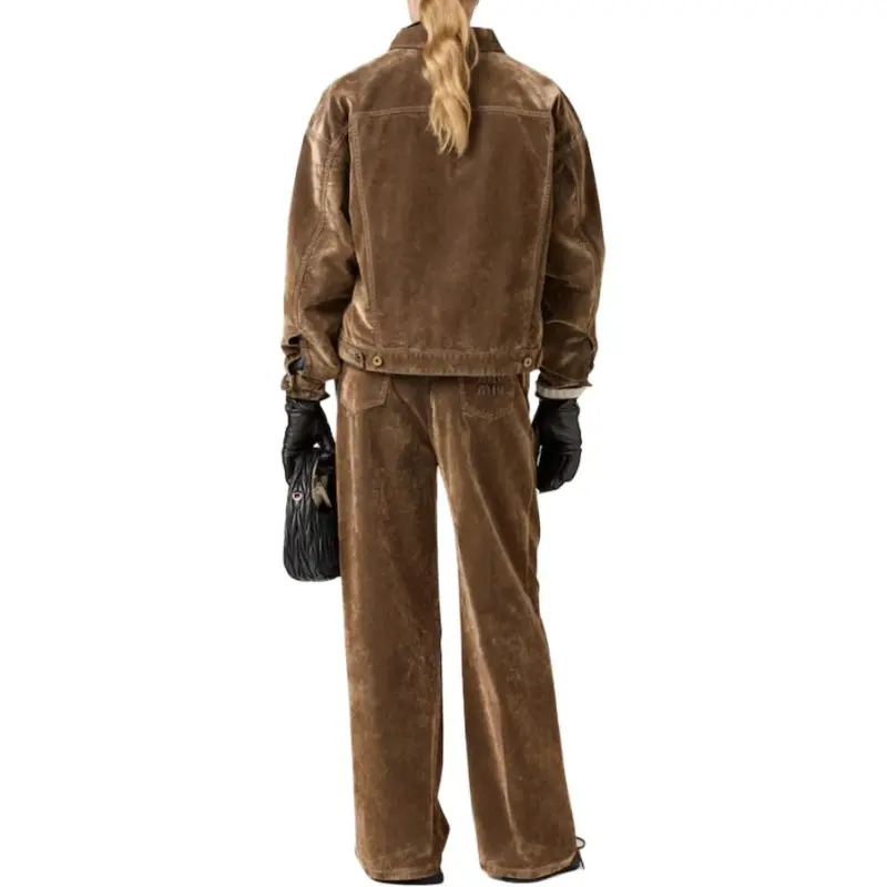 MIU MIU Casual Pants Women's Tobacco-2