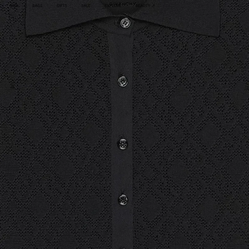 Givenchy Monogram 72 Jacquard Mini Polo Dress-3