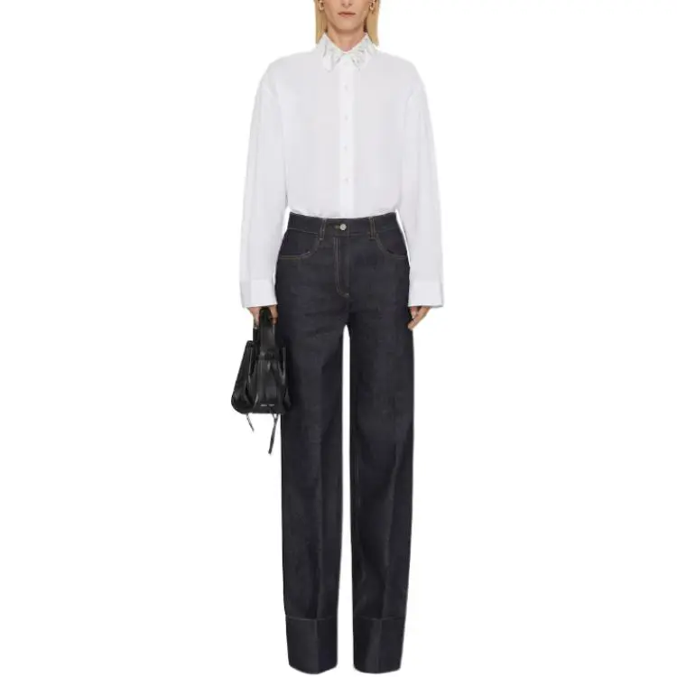 Givenchy Oversized Collared Long Sleeve Shirt-1