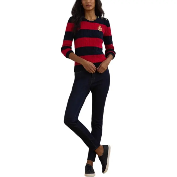Polo Ralph Lauren SS25 Knitwear Women's Red Black-1