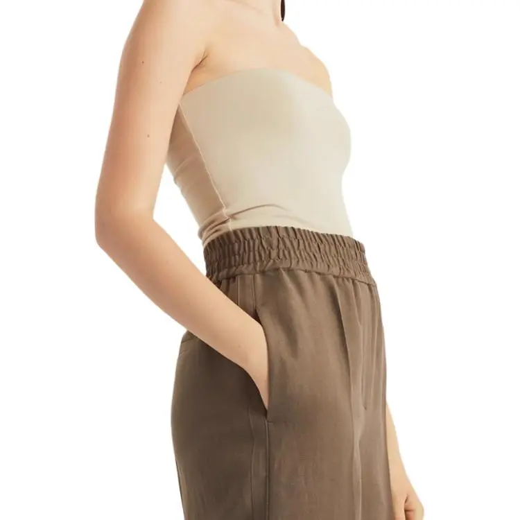 Brunello Cucinelli Striped Detailed Tapered Leg Trousers-4