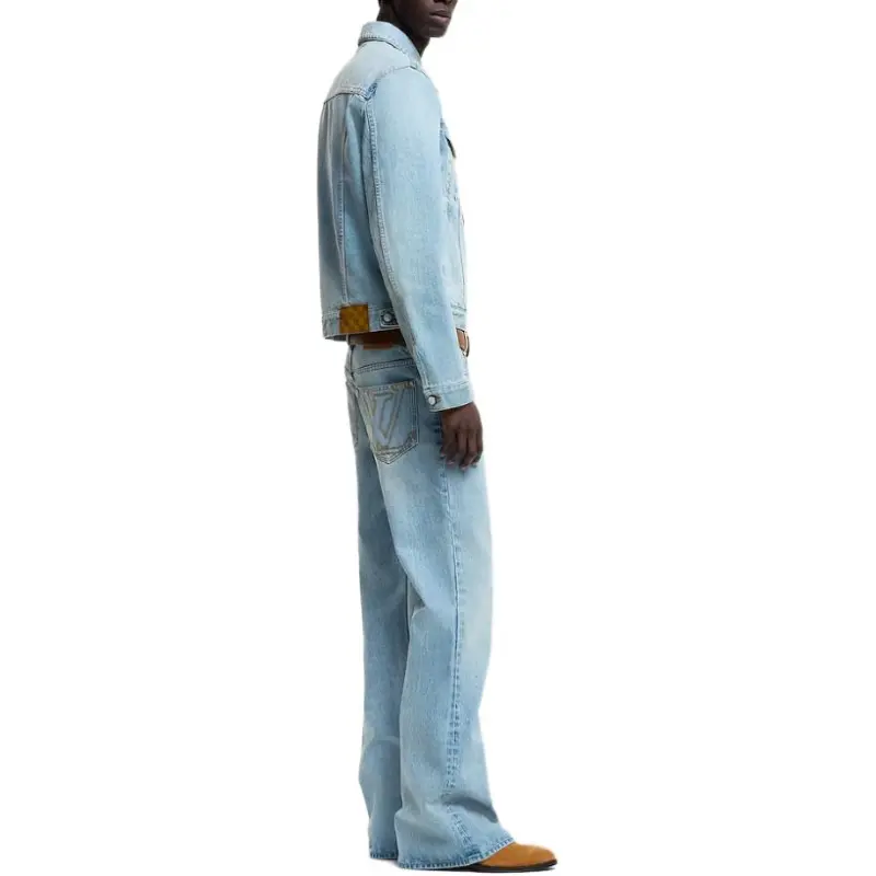 LOUIS VUITTON Denim Trucker Jacket-4