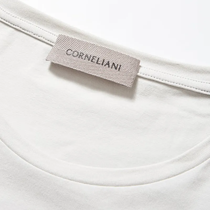 Corneliani T Shirts Men White-5