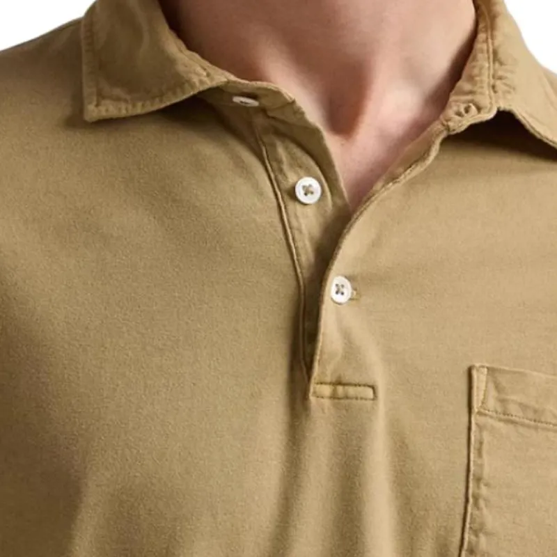 Polo Ralph Lauren SS25 Polo Shirt Men's Desert Khaki-4
