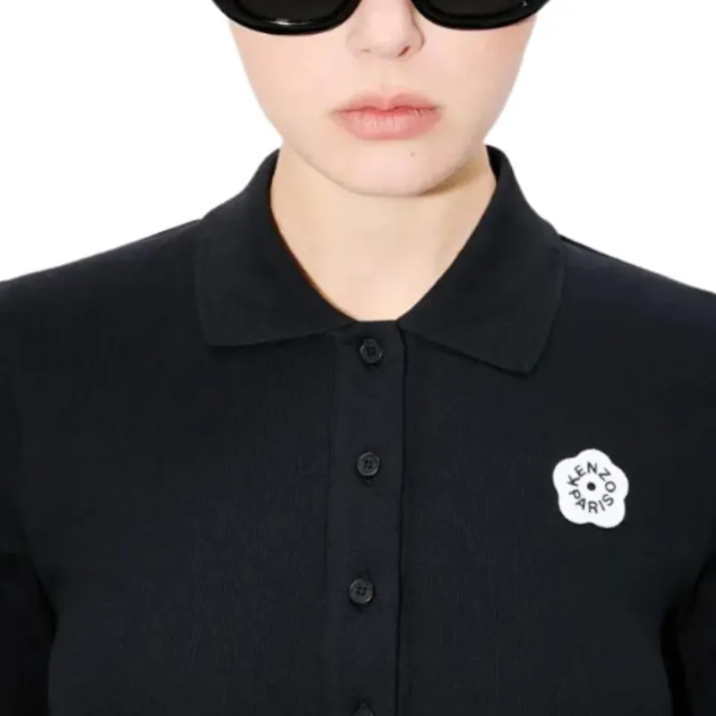 KENZO FW24 Short-Sleeved Dresses Women's Black-4