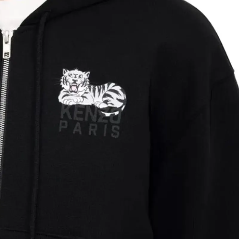 KENZO Happy Tiger Zipped Hoodie-6