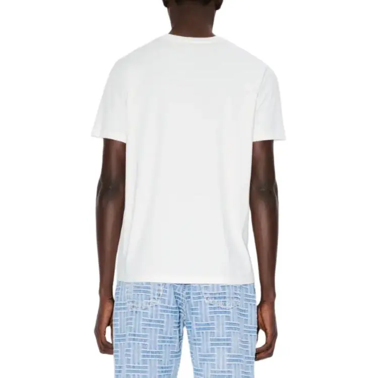 KENZO Logo Embroidered Crewneck T Shirt-4