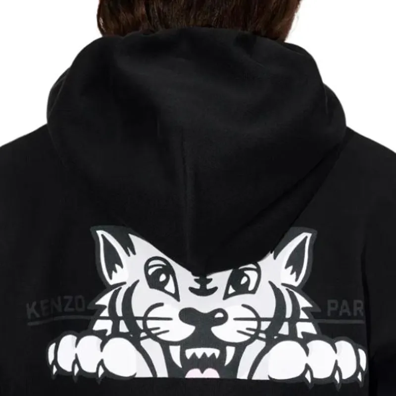 KENZO Happy Tiger Zipped Hoodie-5