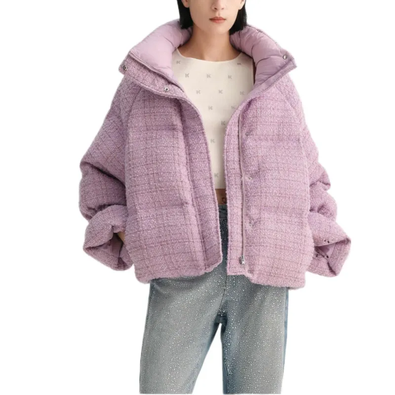 KARL LAGERFELD WW23 Down Jacket Women's Purple-4
