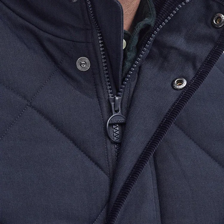 BARBOUR FW24 Puffer Jacket Men's Marine Blue-7