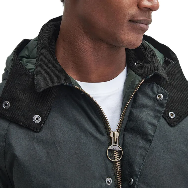 BARBOUR Modern Beaufort Wax Down Jacket-6