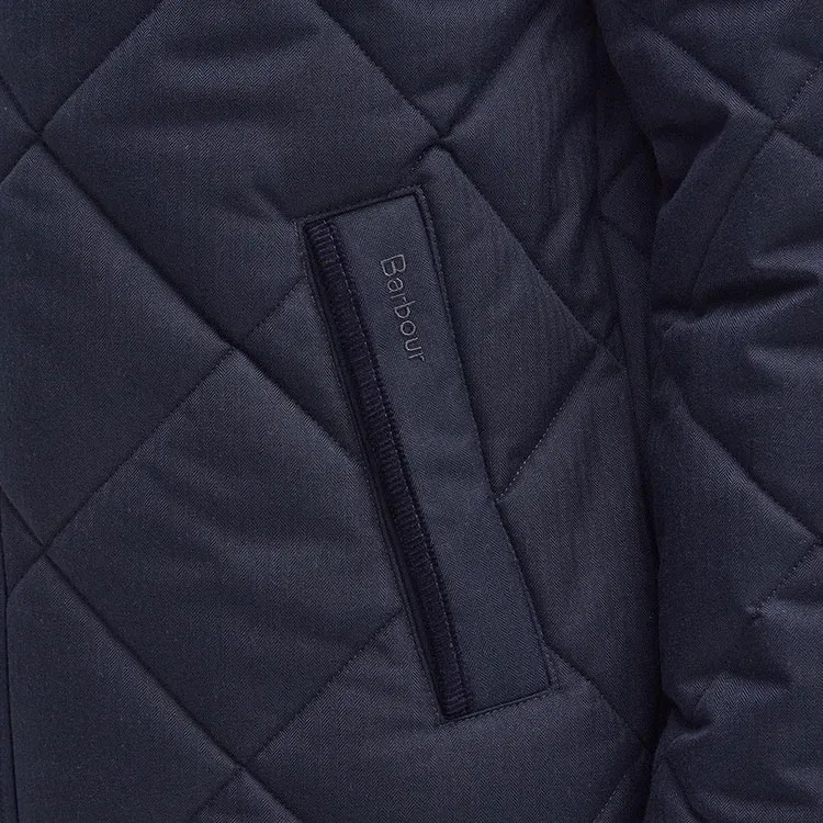 BARBOUR FW24 Puffer Jacket Men's Marine Blue-5