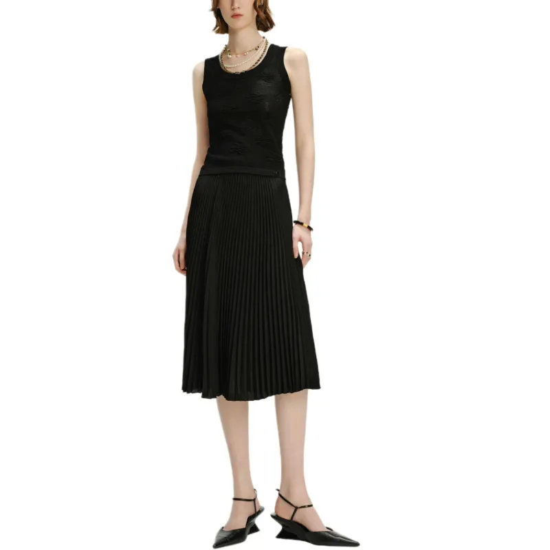 KARL LAGERFELD Casual Long Skirt Women's Black-1