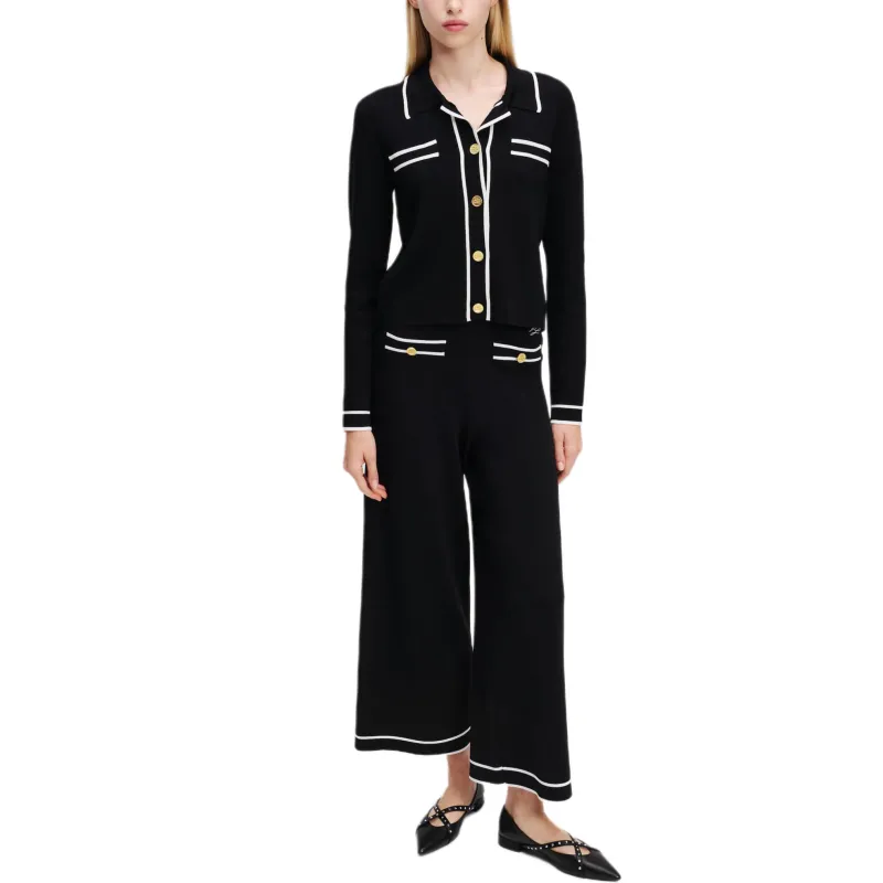 KARL LAGERFELD / Karl Lagerfeld Jeans Essential Kitted Culottes-2