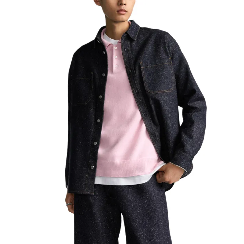 DIOR Denim Jacket Men's Marine Blue-2