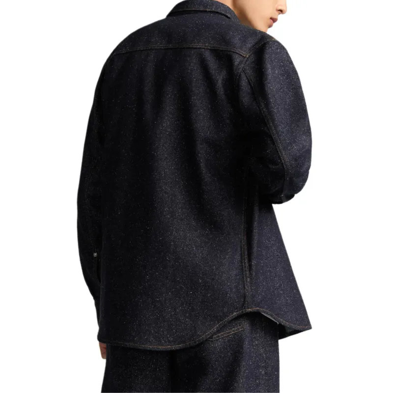 DIOR Denim Jacket Men's Marine Blue-3