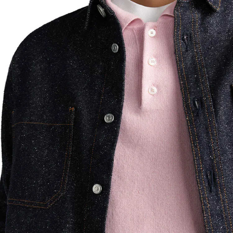 DIOR Denim Jacket Men's Marine Blue-5