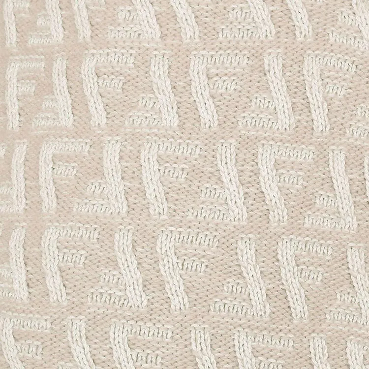FENDI Logo Intarsia Knit Skirt-2