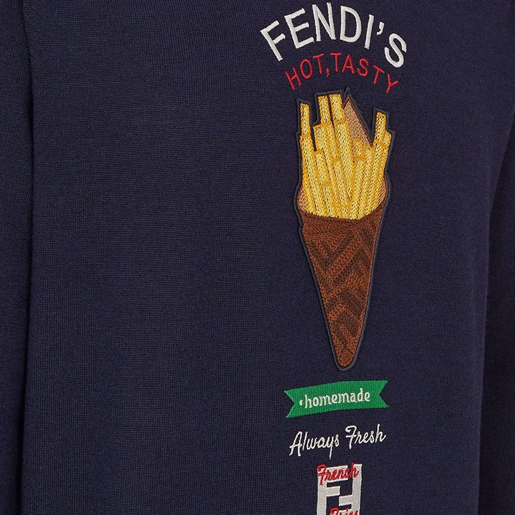 FENDI Sweaters Men Blue-2