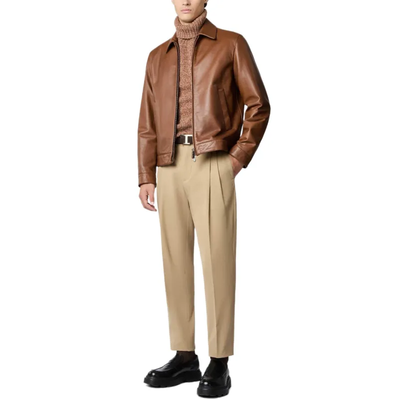 TOD'S Leather Shirt Jacket-1