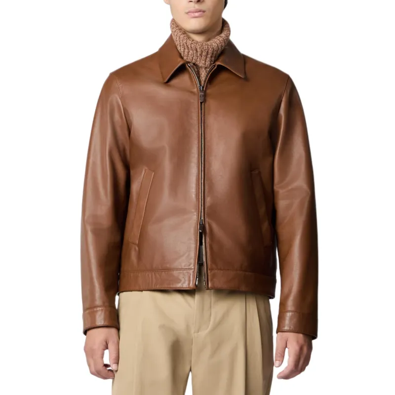 TOD'S Leather Shirt Jacket-2