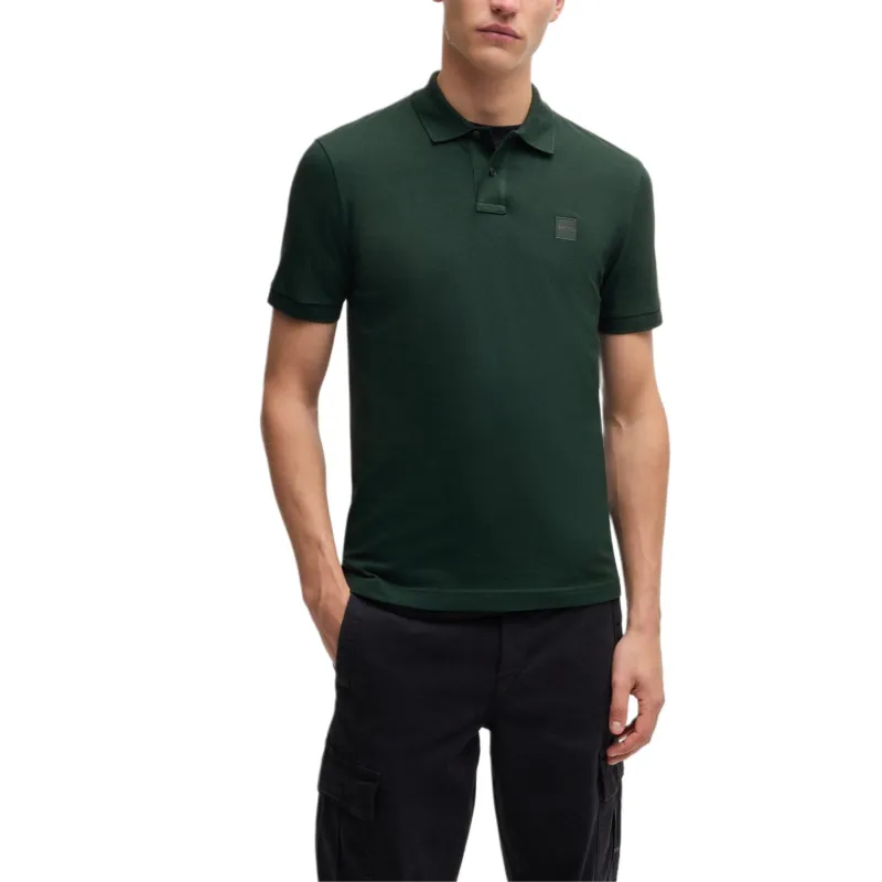 HUGO BOSS FW24 Polo Shirt Men's Light Green-1