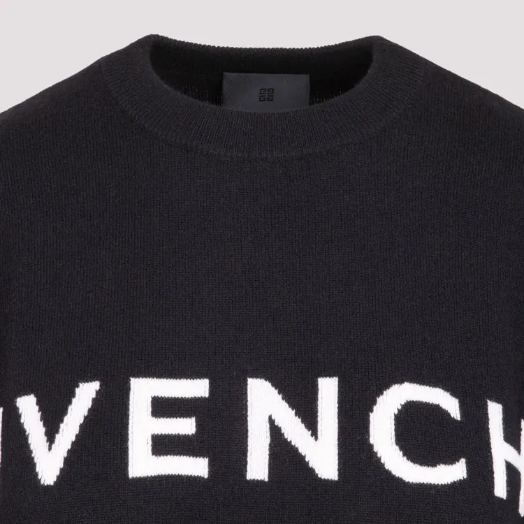Givenchy 4G Cashmere Sweater 'Black/Pink'-5