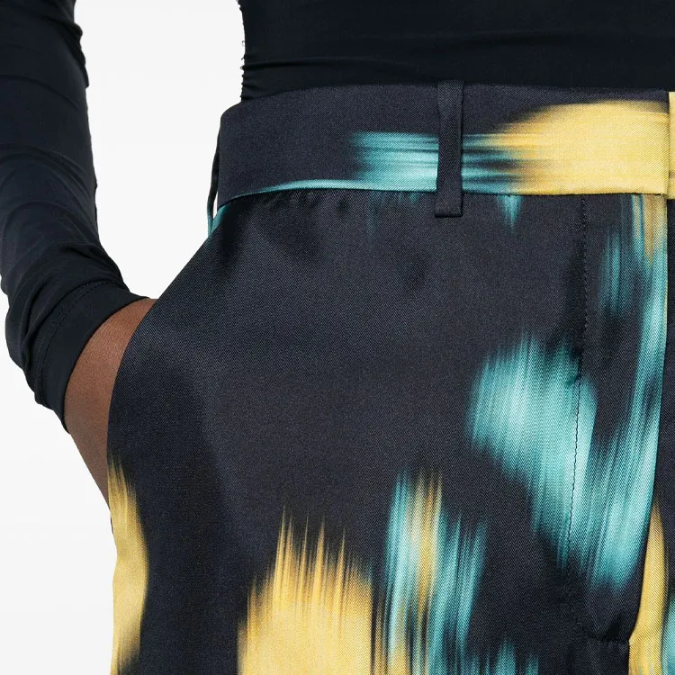 Lanvin Motif Printed Straight Leg Pants-6