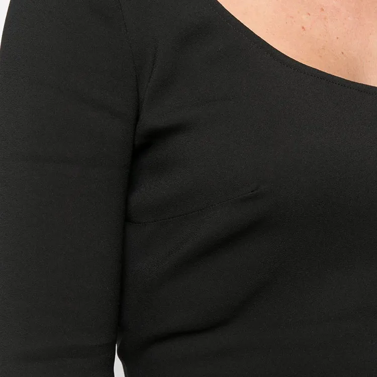 VERSACE Crop Tops Women's Black-1