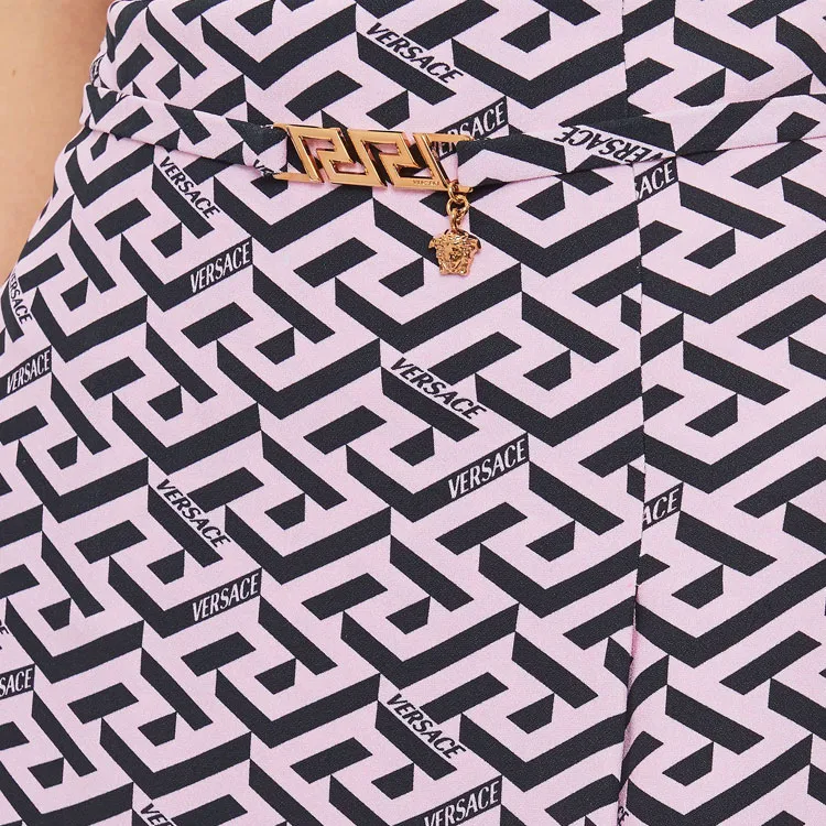 VERSACE Casual Short Skirts Women's Pink-3