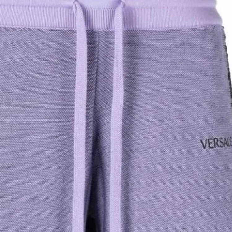 VERSACE Casual Shorts Men Purple-5