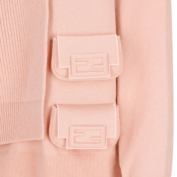 FENDI Cashmere Sweater Women's Pink-2