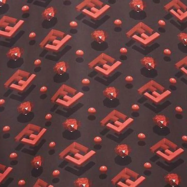 FENDI Ff Diamond Silk Shirt-4