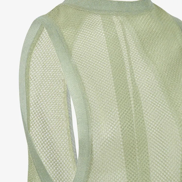 FENDI Sleeveless Dresses Women's Green-3