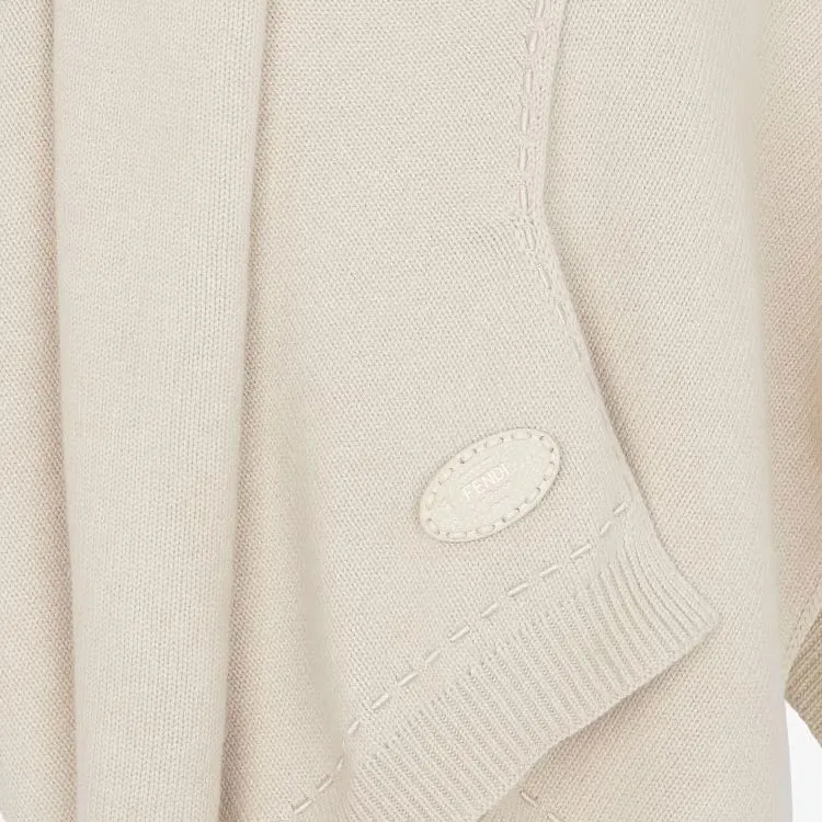 FENDI Cashmere Poncho-4