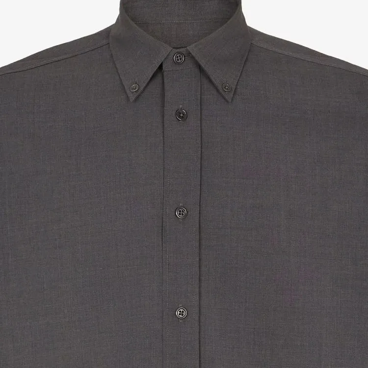 FENDI Long Sleeved Buttoned Shirt-4