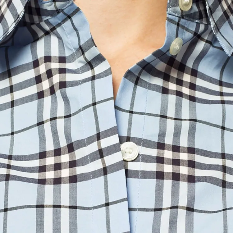 Burberry Shirts Women's Blue-4