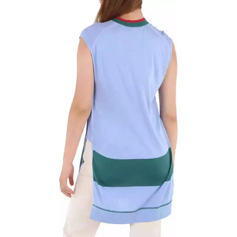 Burberry Tank Top Women's Light Blue-3