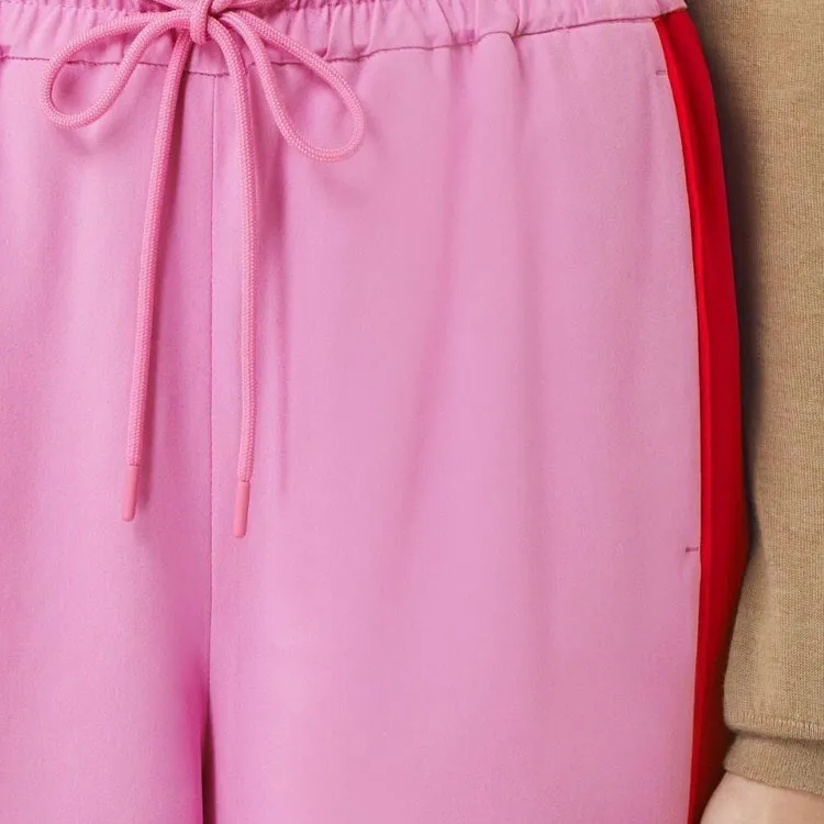 Burberry Side Stripe Wide Leg Pant 'Primrose Pink'-4