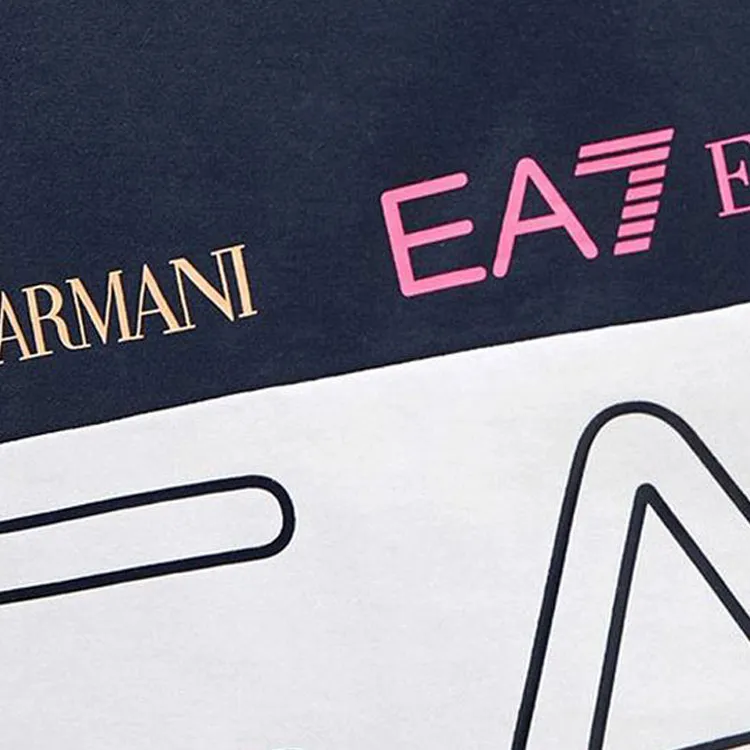 EMPORIO ARMANI EA7 T Shirts Women's Navy-4