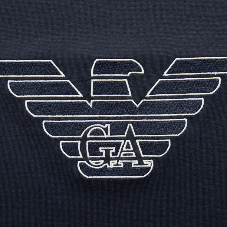 EMPORIO ARMANI SS24 T Shirt Men's Navy-4