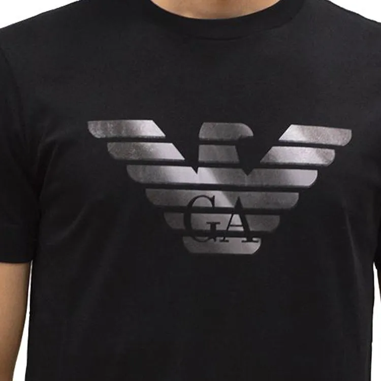 EMPORIO ARMANI T Shirts Men Black-2