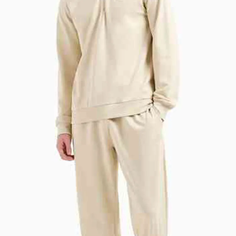 EMPORIO ARMANI EA7 SS25 Casual Sportswear Men's Milk White-3