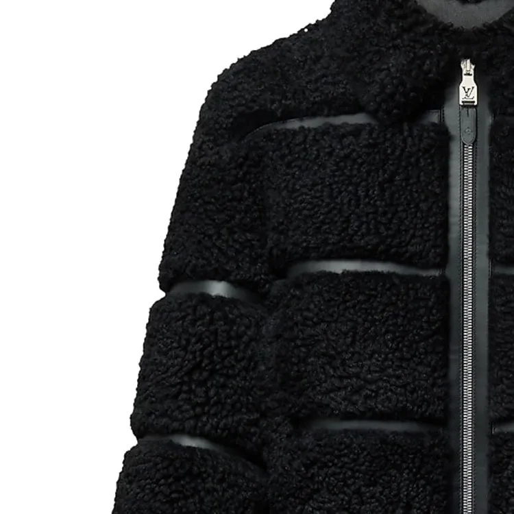 LOUIS VUITTON Shearling Blouson-4
